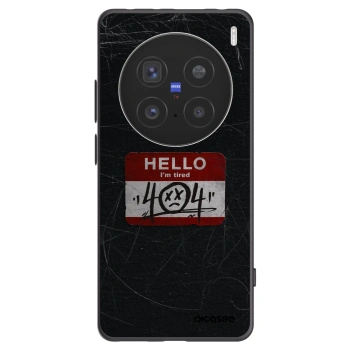 Picasee silikonový černý obal pro Vivo X200 Pro - HELLO 404