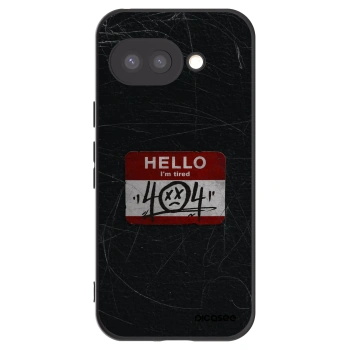 Picasee silikonový černý obal pro Google Pixel 9a - HELLO 404