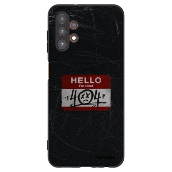 Picasee silikonový černý obal pro Samsung Galaxy A13 5G - HELLO 404