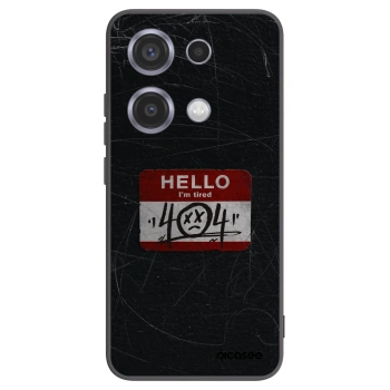 Picasee silikonový černý obal pro Xiaomi Redmi Note 14S - HELLO 404