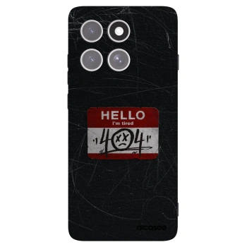 Picasee silikonový černý obal pro Motorola Edge 60 Pro - HELLO 404