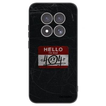 Picasee silikonový černý obal pro Xiaomi Redmi Note 15 Pro 4G - HELLO 404