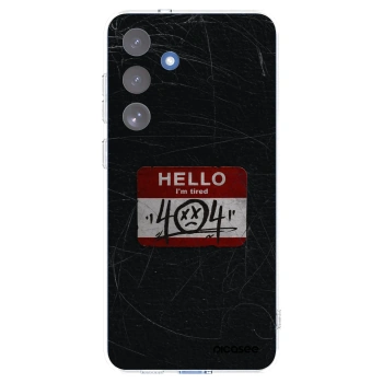 Picasee silikonový průhledný obal pro Samsung Galaxy S25 FE 5G - HELLO 404