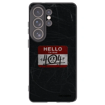 Picasee silikonový černý obal pro Samsung Galaxy S26 Ultra - HELLO 404
