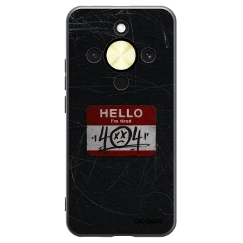 Picasee silikonový černý obal pro Honor Magic8 Lite 5G - HELLO 404