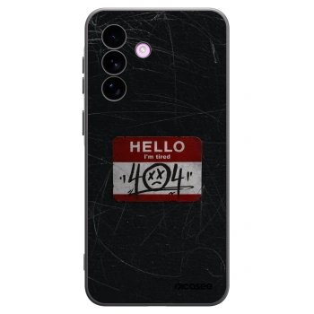Picasee silikonový černý obal pro Samsung Galaxy A57 5G - HELLO 404