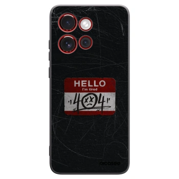 Picasee silikonový černý obal pro Motorola Edge 60 Neo 5G - HELLO 404