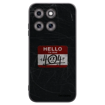 Picasee silikonový černý obal pro Motorola Moto G77 - HELLO 404