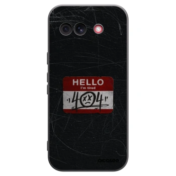 Picasee silikonový černý obal pro Google Pixel 10a - HELLO 404