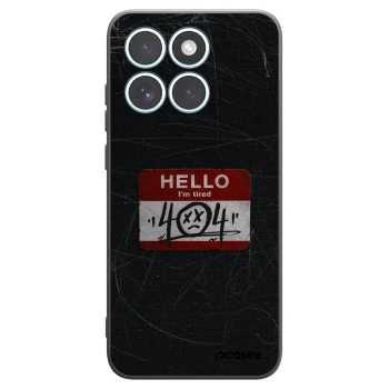 Picasee silikonový černý obal pro Motorola Edge 70 Fusion - HELLO 404