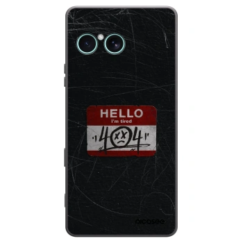 Picasee silikonový černý obal pro Sony Xperia 10 VII - HELLO 404