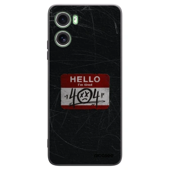 Picasee silikonový černý obal pro Motorola Moto G06 - HELLO 404