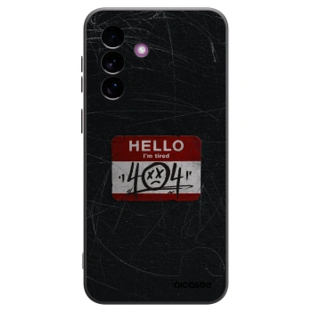Picasee silikonový černý obal pro Samsung Galaxy A37 - HELLO 404