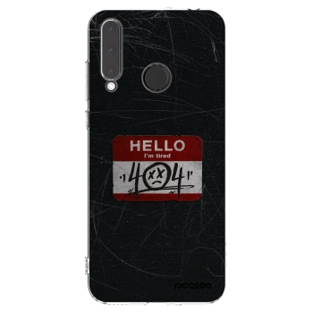 Picasee silikonový průhledný obal pro Honor 20 Lite - HELLO 404
