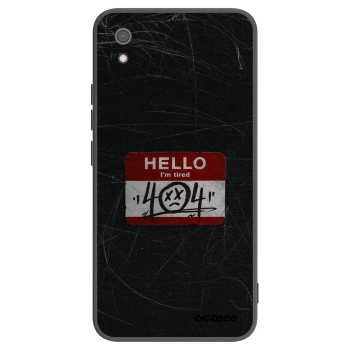 Picasee silikonový černý obal pro Xiaomi Redmi 7A - HELLO 404