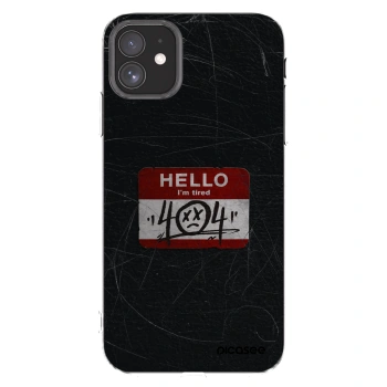 Picasee silikonový průhledný obal pro Apple iPhone 11 - HELLO 404