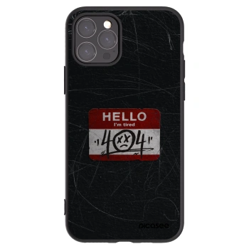 Picasee silikonový černý obal pro Apple iPhone 11 Pro - HELLO 404
