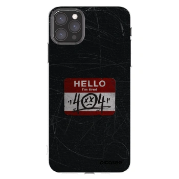 Picasee silikonový průhledný obal pro Apple iPhone 11 Pro Max - HELLO 404