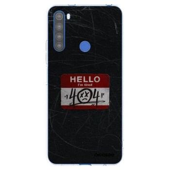 Picasee silikonový průhledný obal pro Xiaomi Redmi Note 8T - HELLO 404