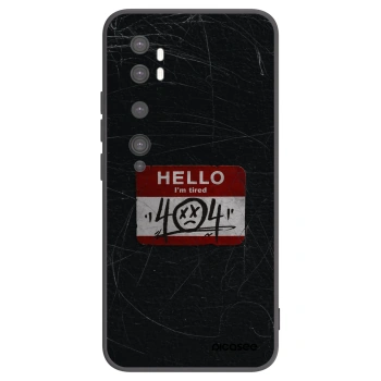 Picasee silikonový černý obal pro Xiaomi Mi Note 10 (Pro) - HELLO 404