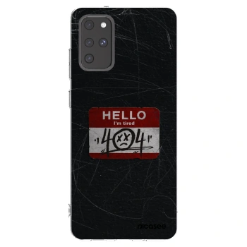 Picasee silikonový průhledný obal pro Samsung Galaxy S20+ G985F - HELLO 404