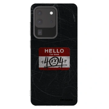 Picasee silikonový průhledný obal pro Samsung Galaxy S20 Ultra 5G G988F - HELLO 404