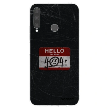 Picasee silikonový průhledný obal pro Huawei P40 Lite E - HELLO 404