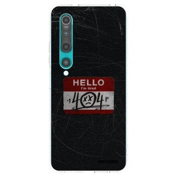 Picasee silikonový průhledný obal pro Xiaomi Mi 10 - HELLO 404
