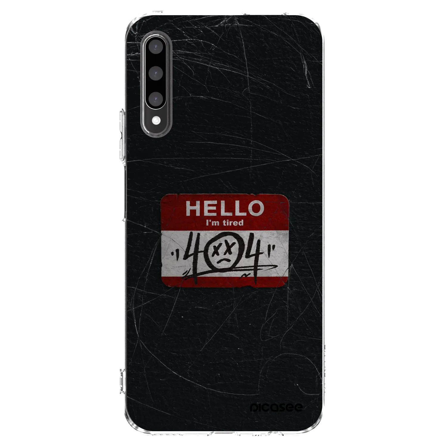 Picasee silikonový průhledný obal pro Honor 9X Pro - HELLO 404
