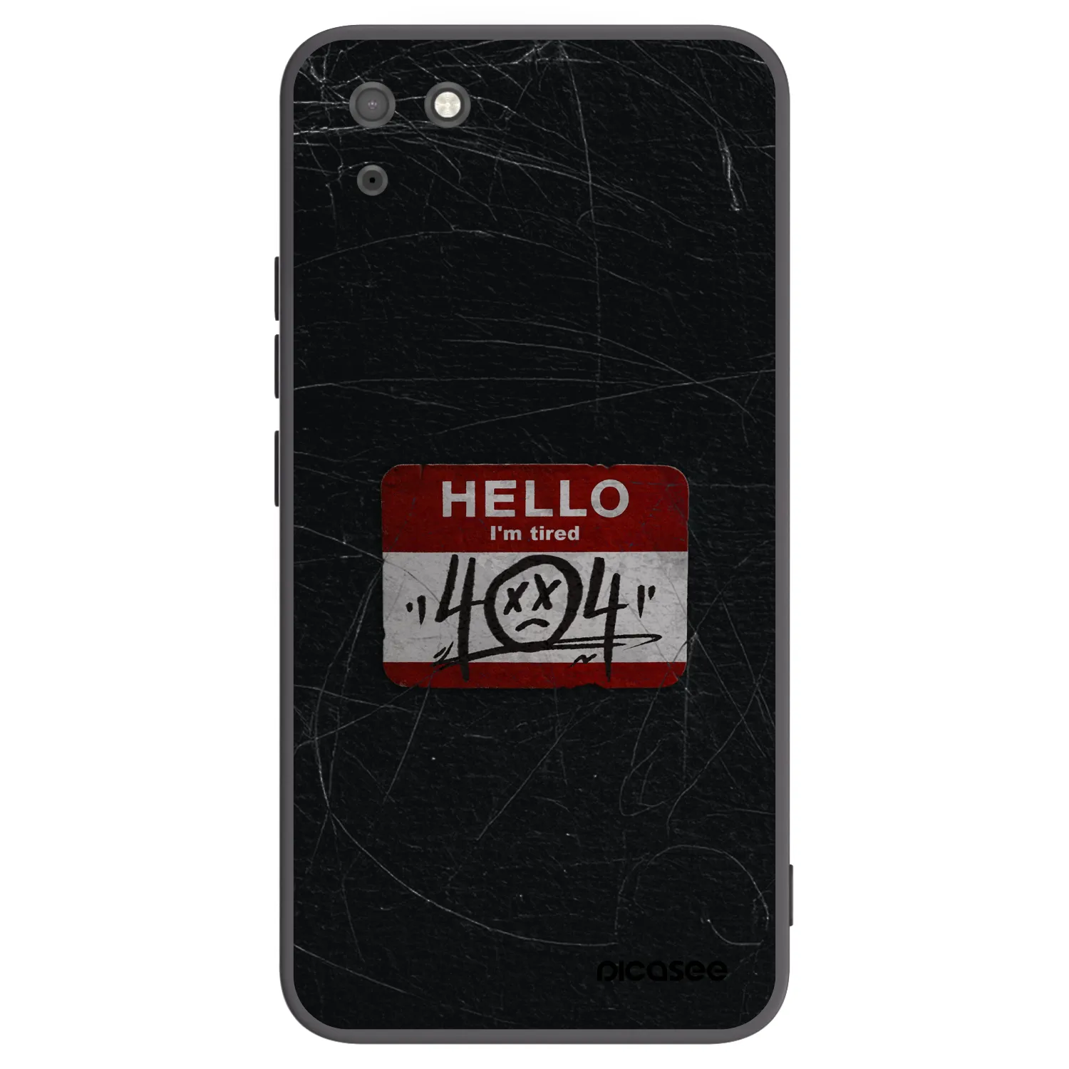 Picasee silikonový černý obal pro Huawei Y5P - HELLO 404