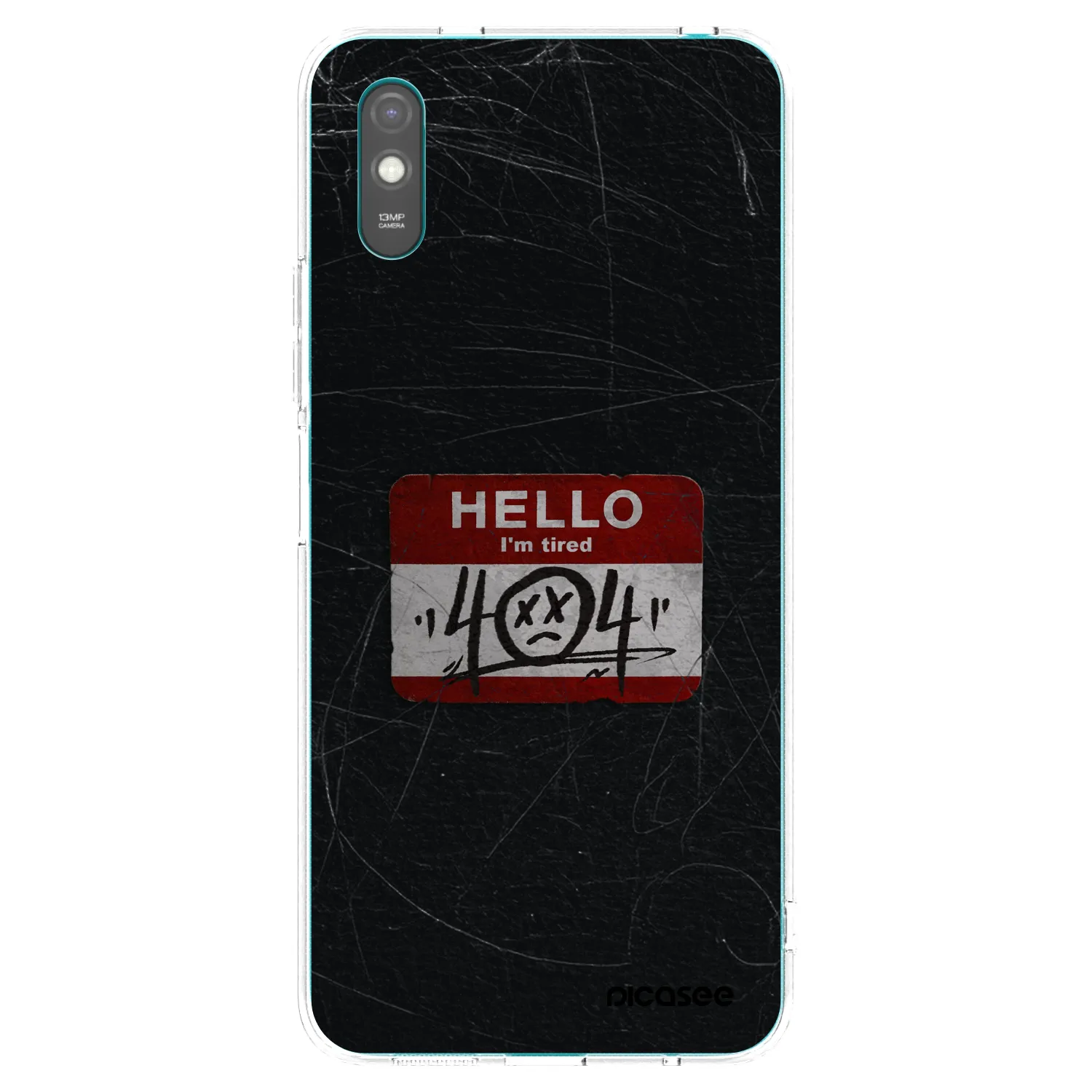 Picasee silikonový průhledný obal pro Xiaomi Redmi 9A - HELLO 404
