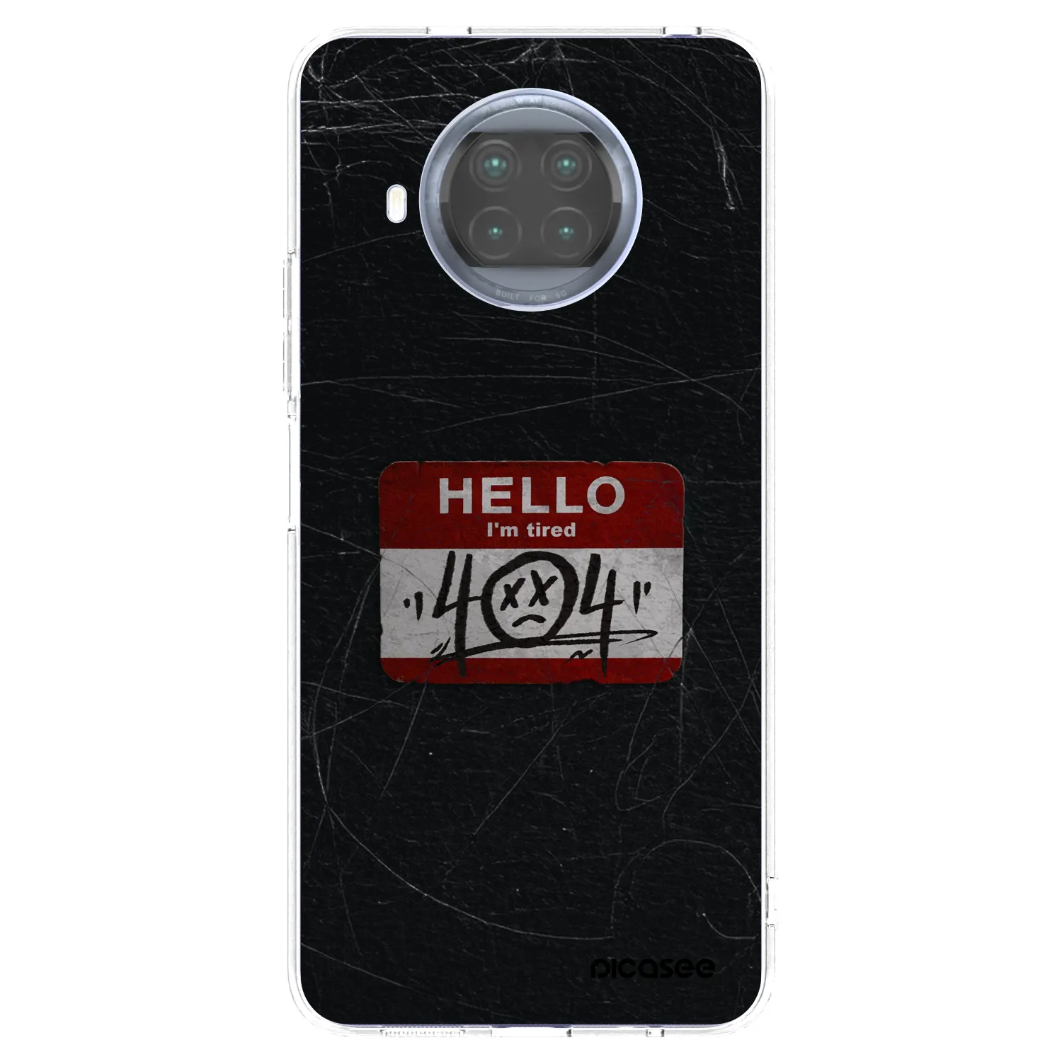 Picasee silikonový průhledný obal pro Xiaomi Mi 10T Lite - HELLO 404