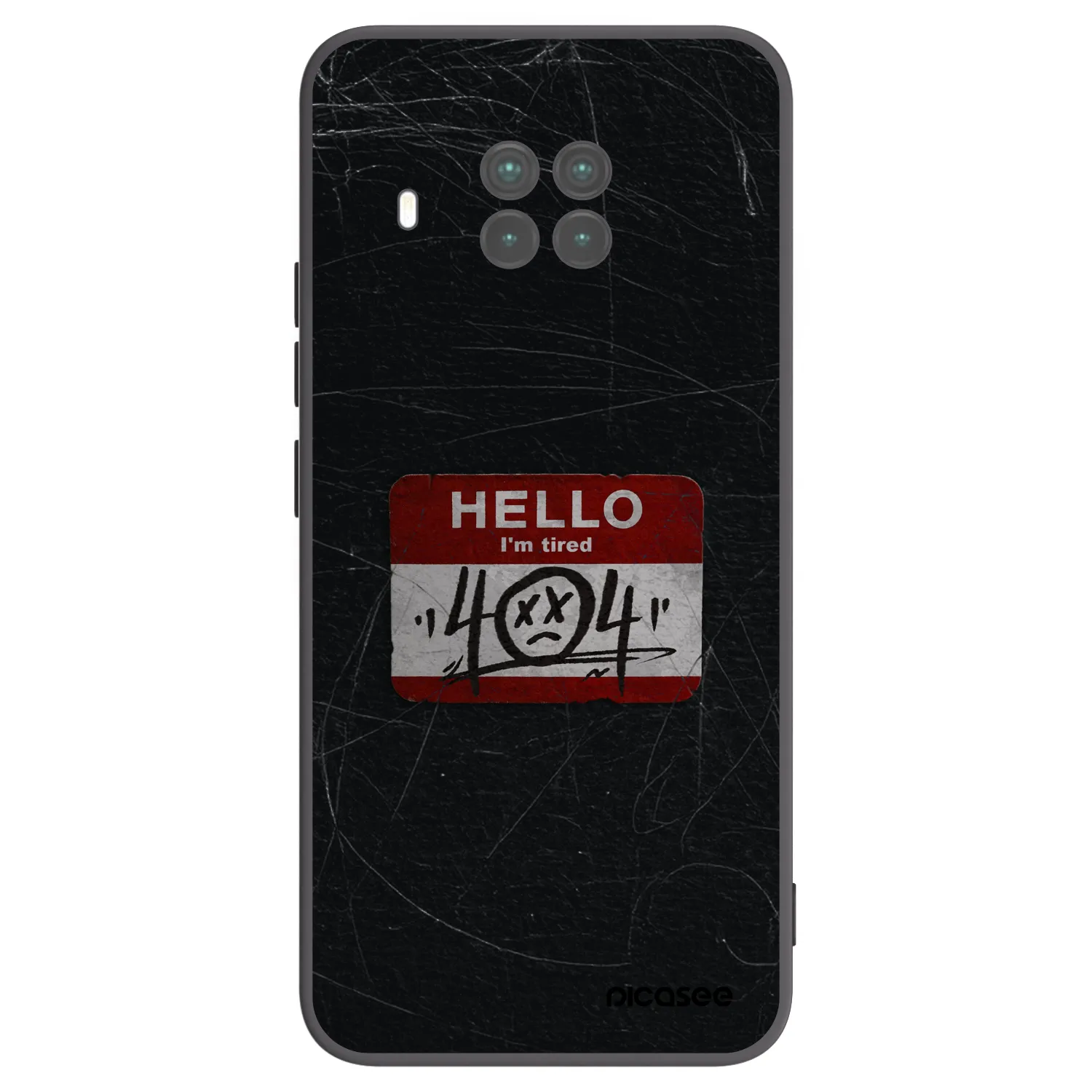 Picasee silikonový černý obal pro Xiaomi Mi 10T Lite - HELLO 404