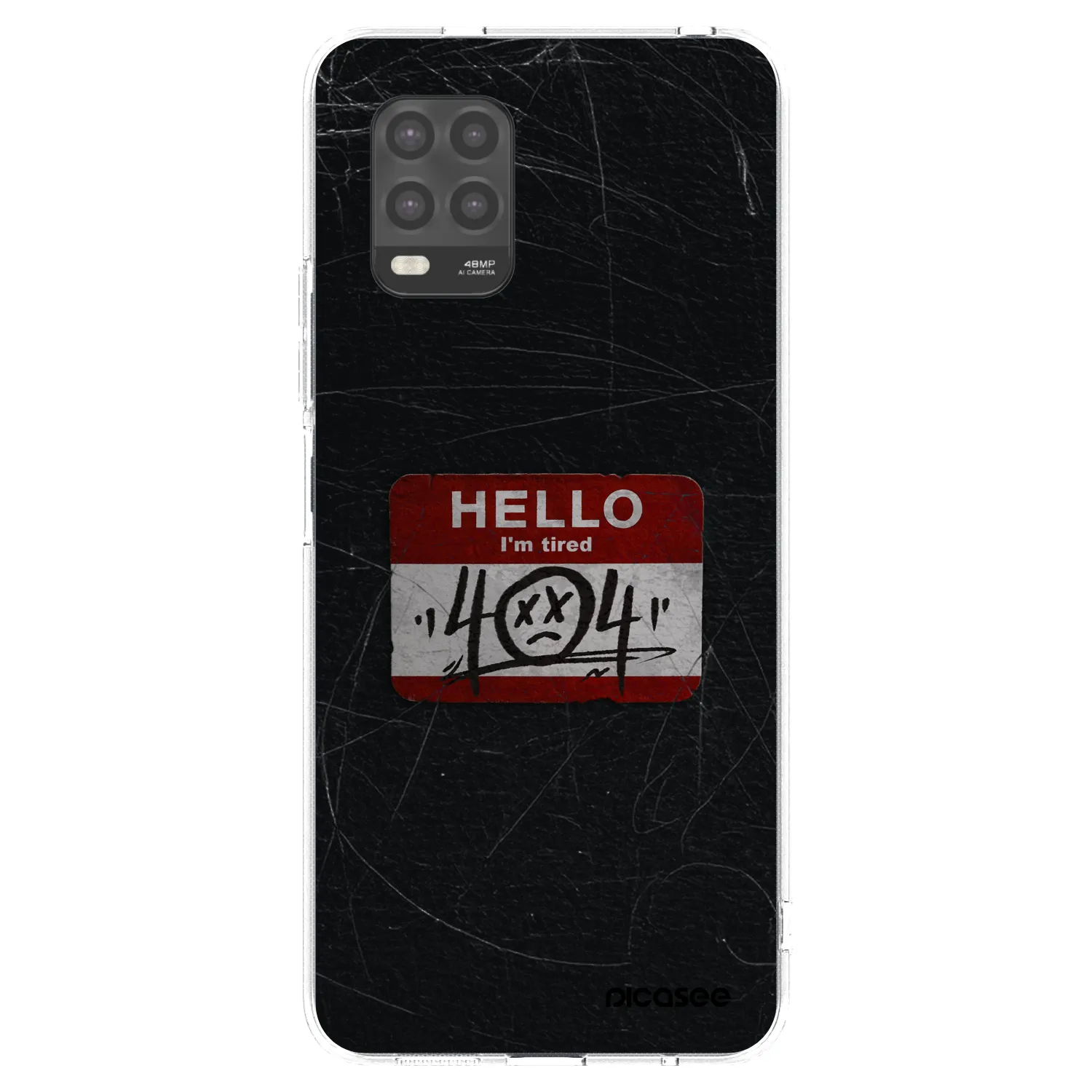 Picasee silikonový průhledný obal pro Xiaomi Mi 10 Lite - HELLO 404