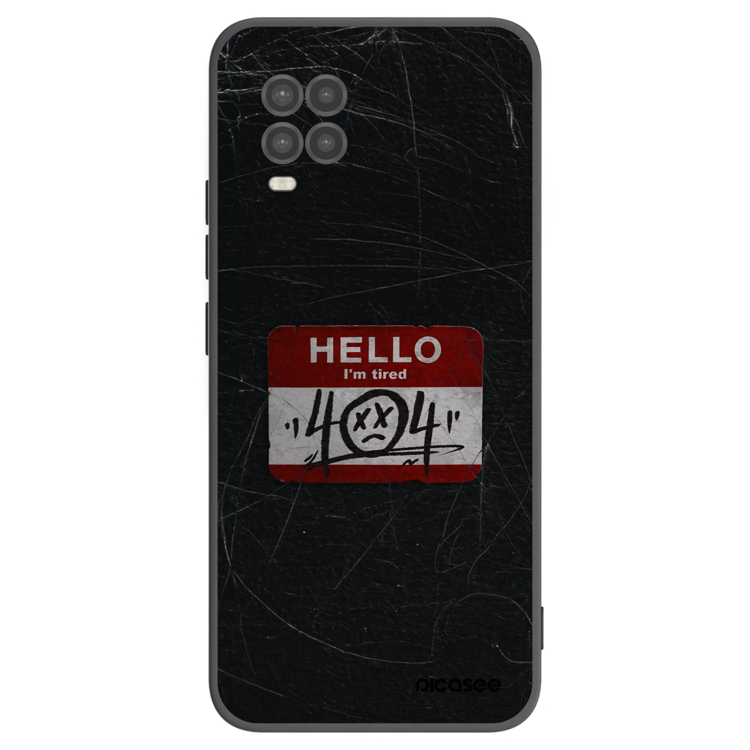 Picasee silikonový černý obal pro Xiaomi Mi 10 Lite - HELLO 404