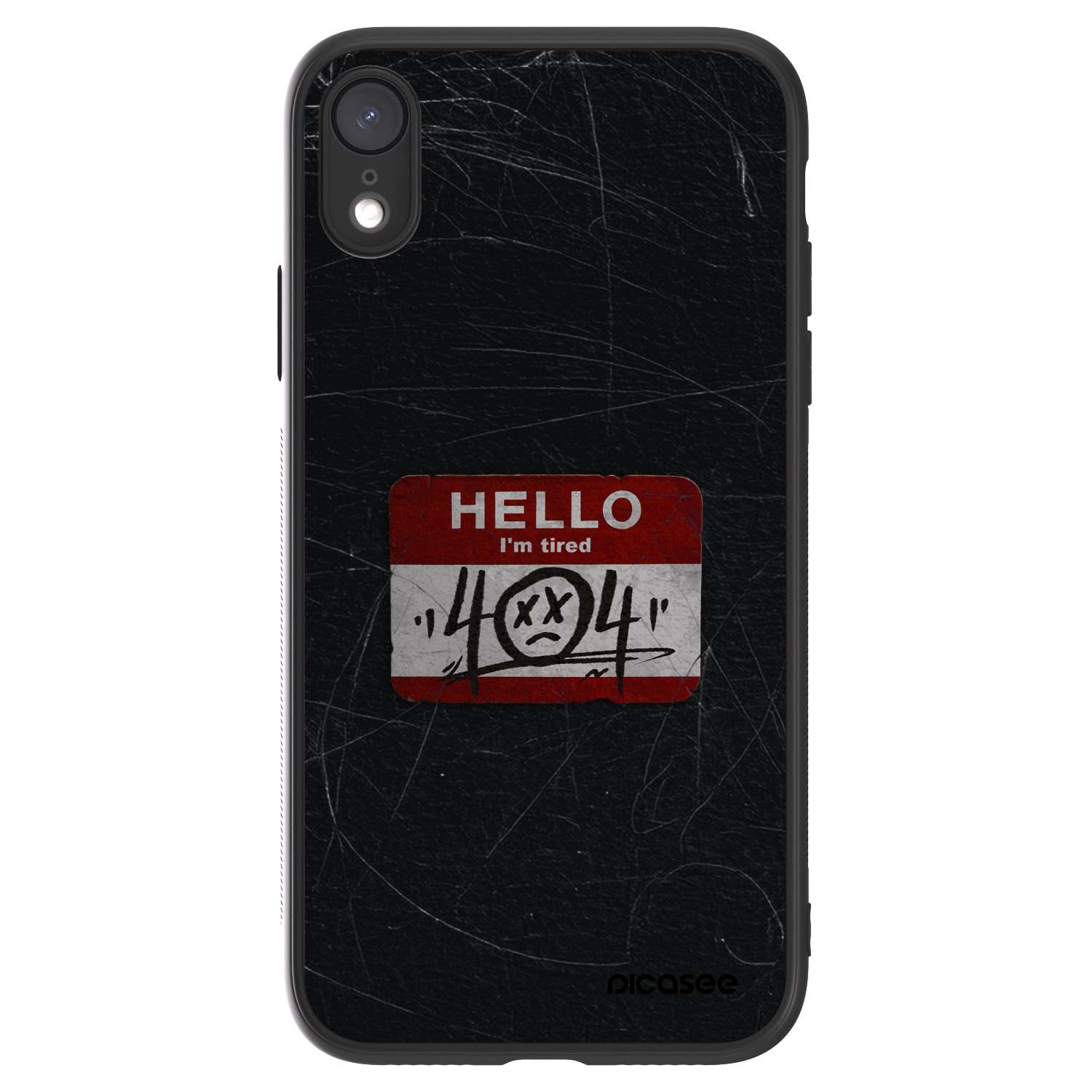 Picasee ULTIMATE CASE pro Apple iPhone XR - HELLO 404