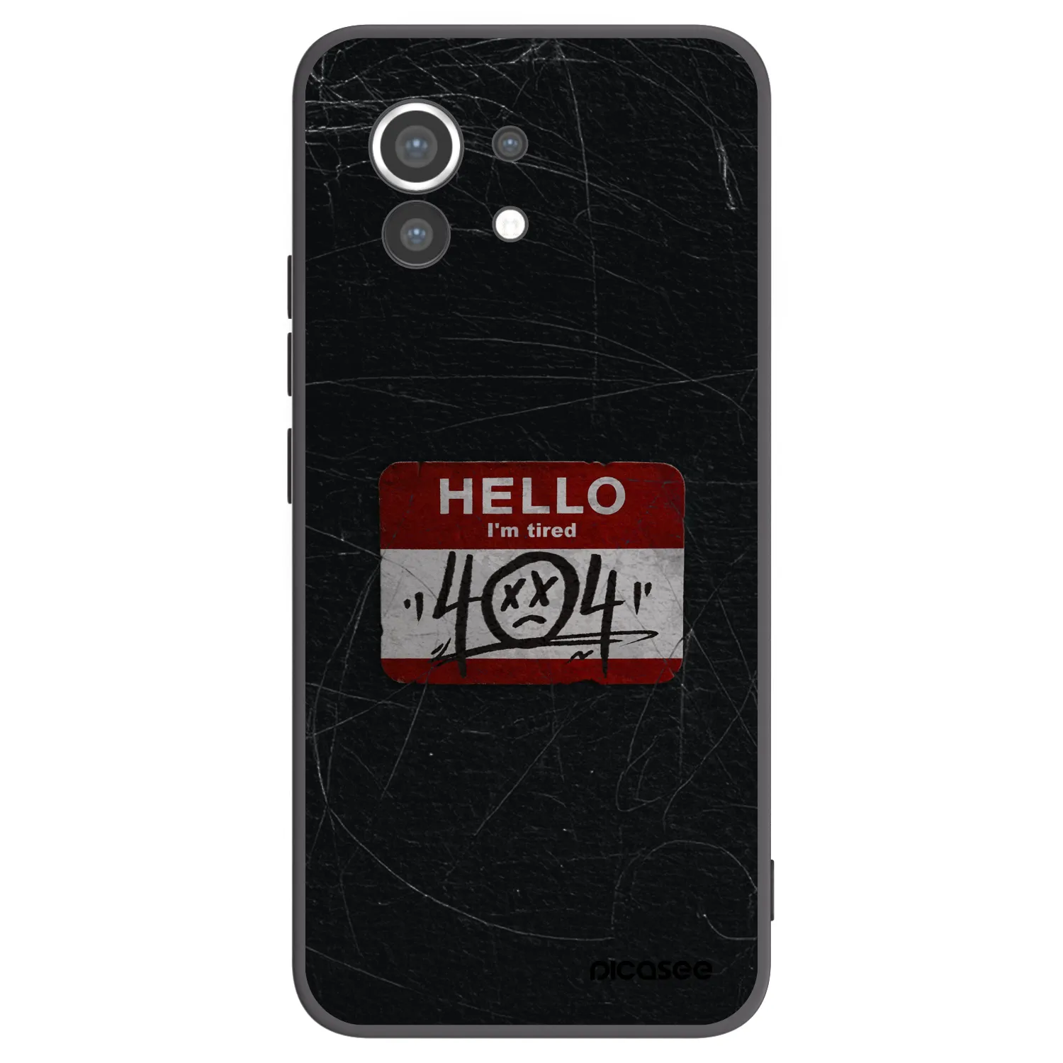 Picasee silikonový černý obal pro Xiaomi Mi 11 - HELLO 404