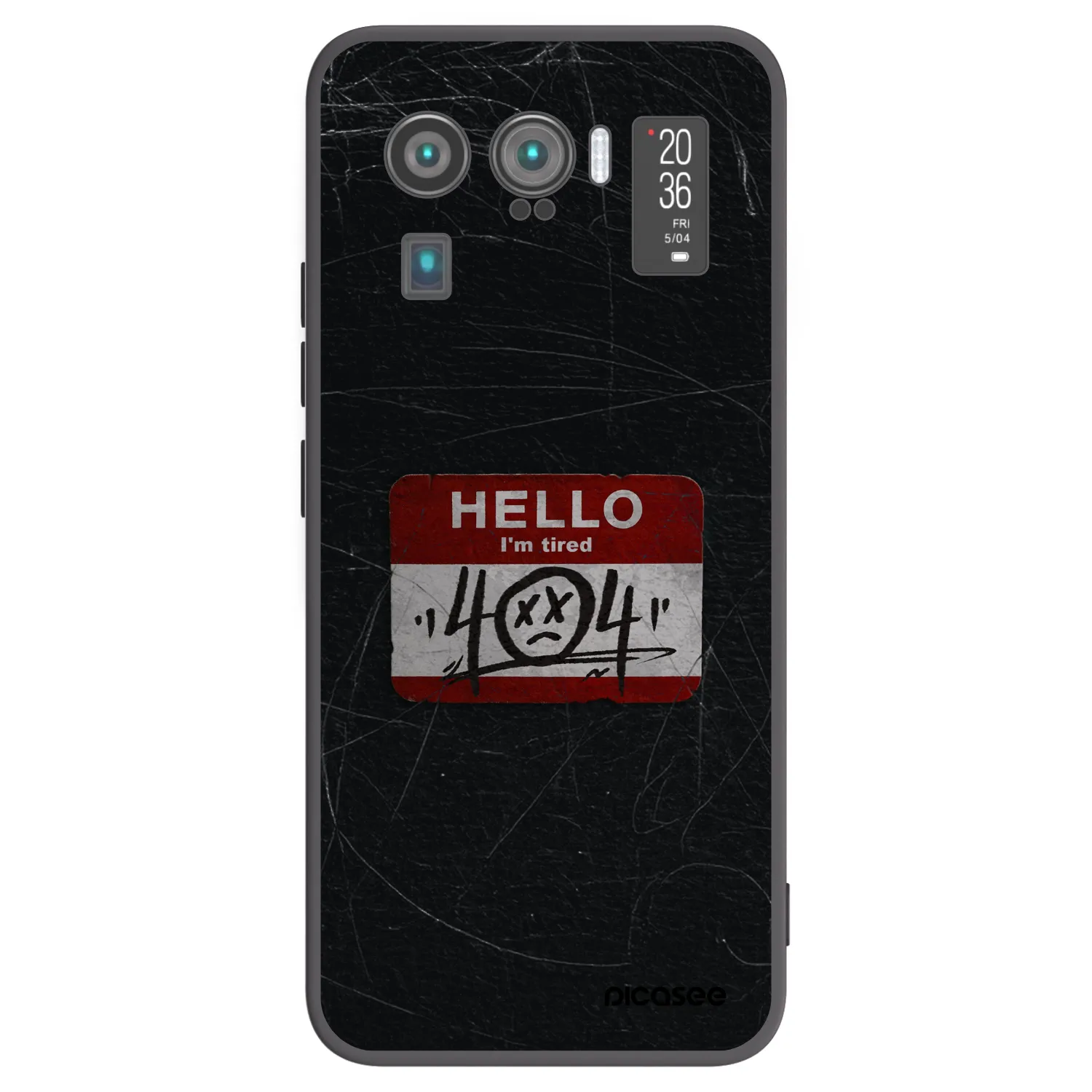 Picasee silikonový černý obal pro Xiaomi Mi 11 Ultra - HELLO 404