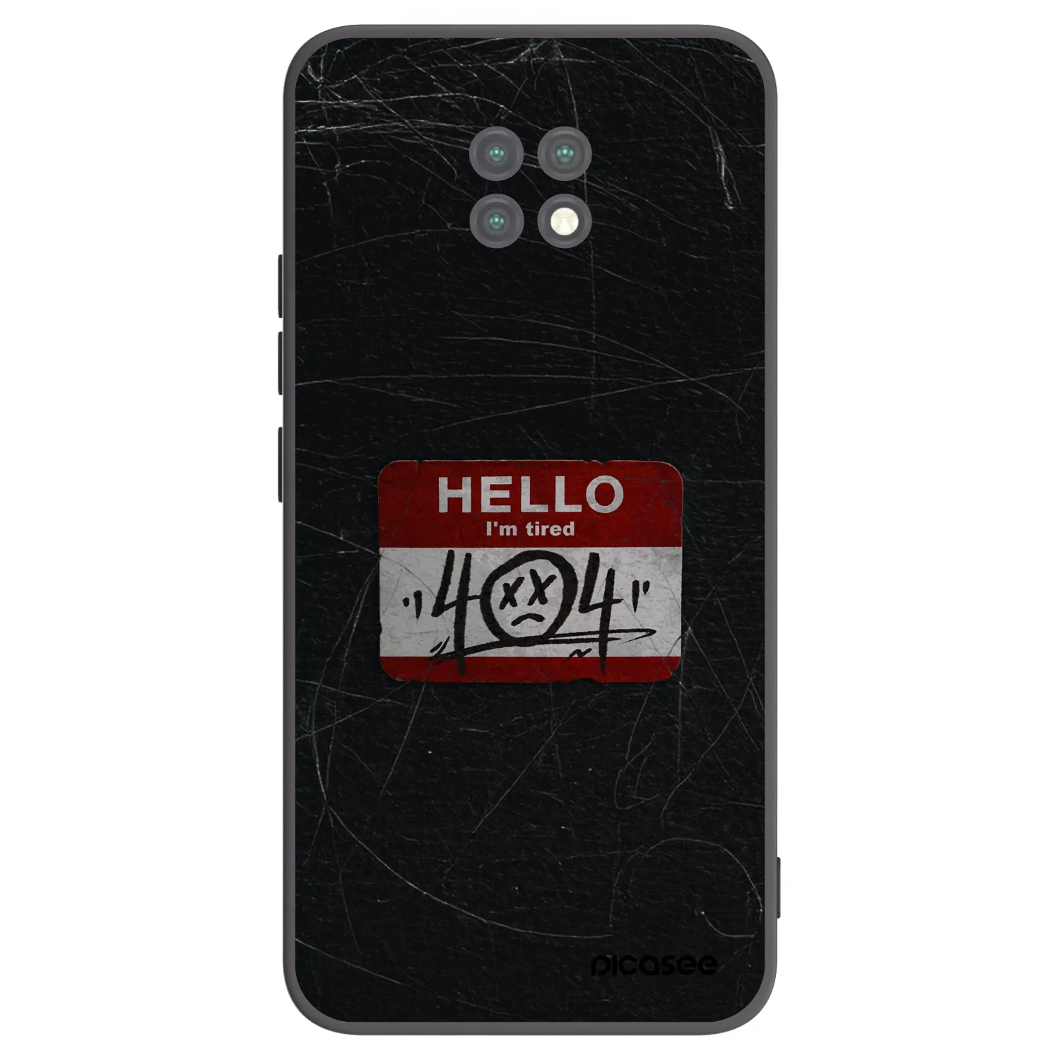 Picasee silikonový černý obal pro Xiaomi Redmi Note 9T - HELLO 404