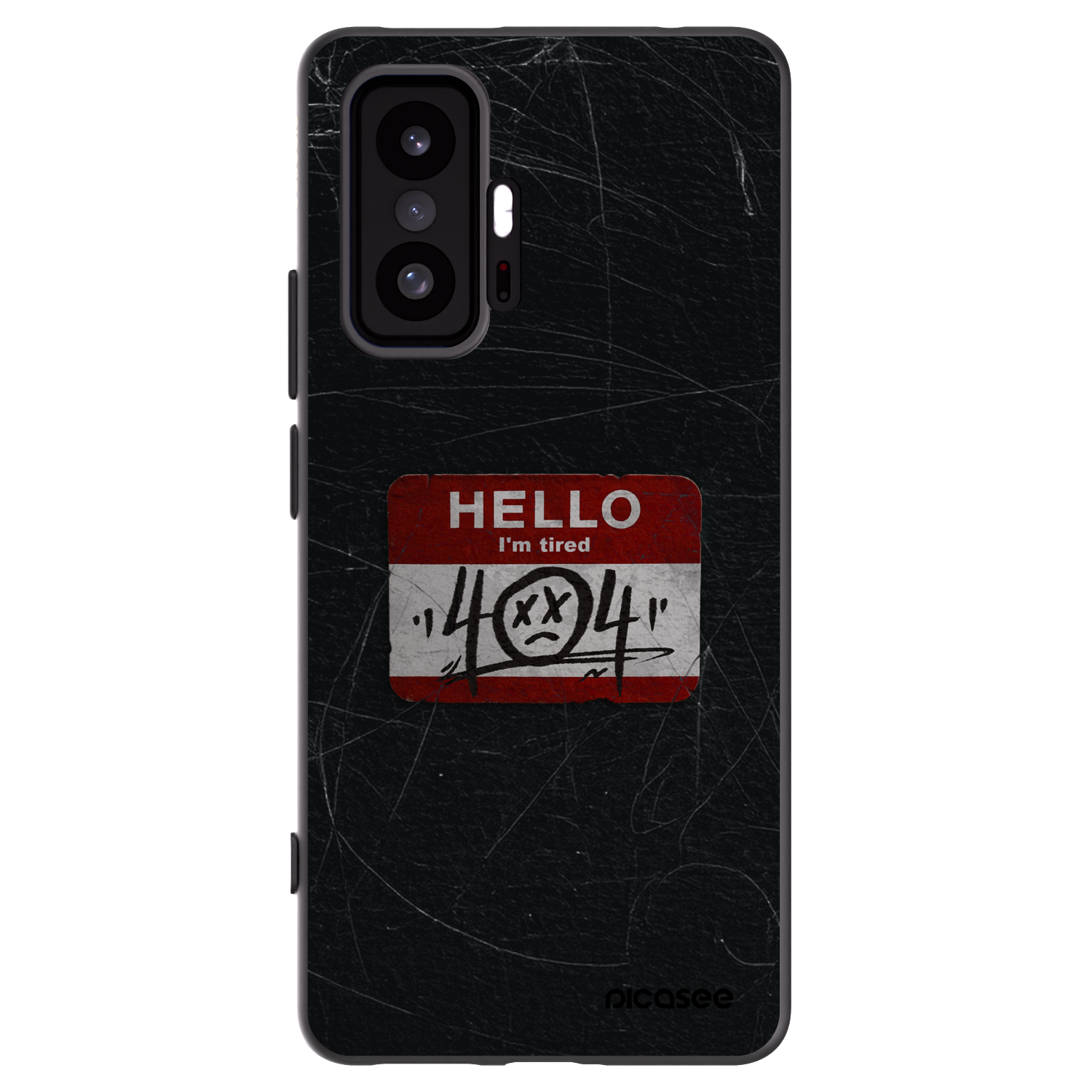 Picasee silikonový černý obal pro Xiaomi 11T Pro - HELLO 404