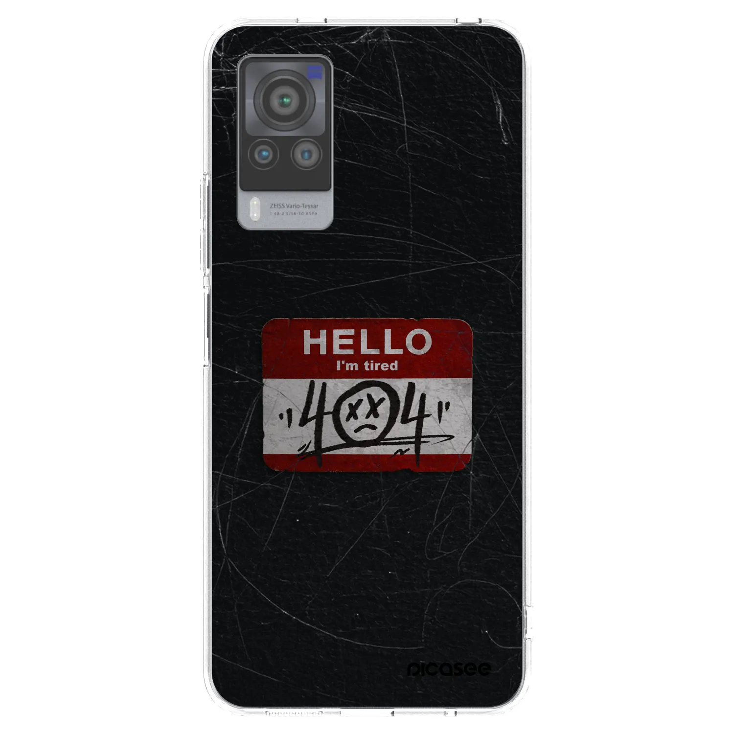 Picasee silikonový průhledný obal pro Vivo X60 Pro 5G - HELLO 404