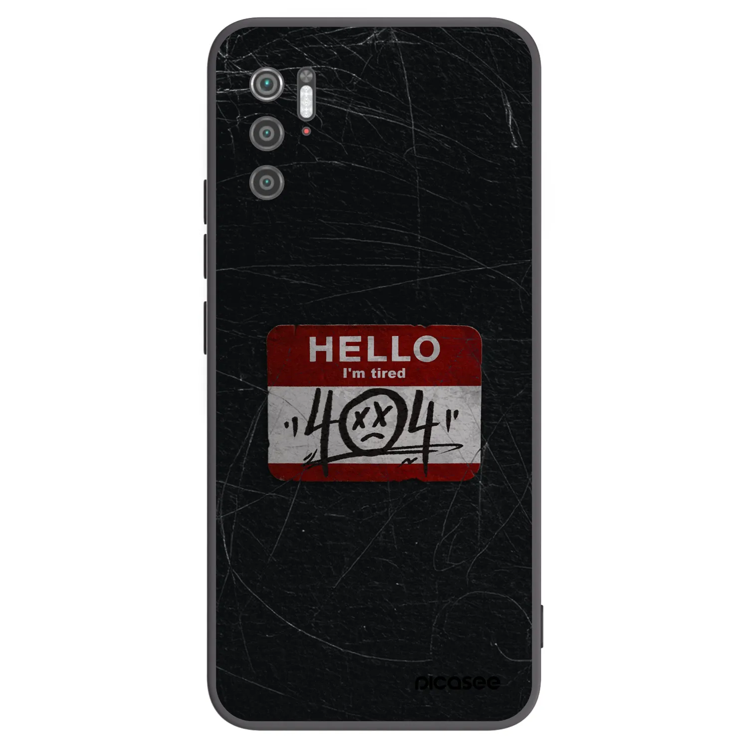 Picasee silikonový černý obal pro Xiaomi Poco M3 Pro 5G - HELLO 404