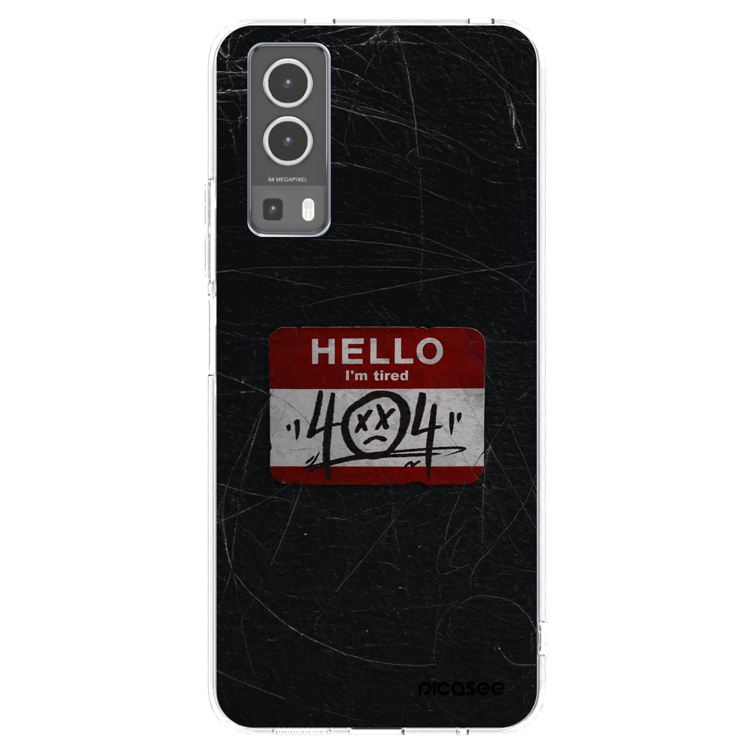 Picasee silikonový průhledný obal pro Vivo Y72 5G - HELLO 404