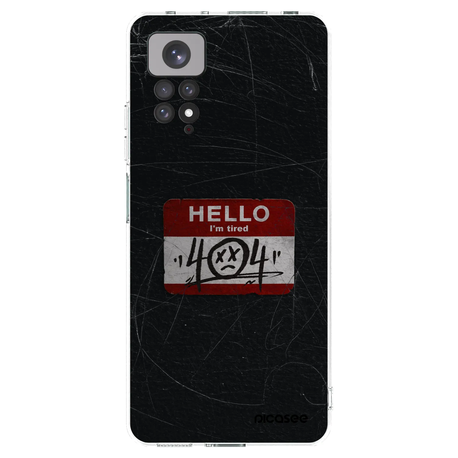 Picasee silikonový průhledný obal pro Xiaomi Redmi Note 11 - HELLO 404
