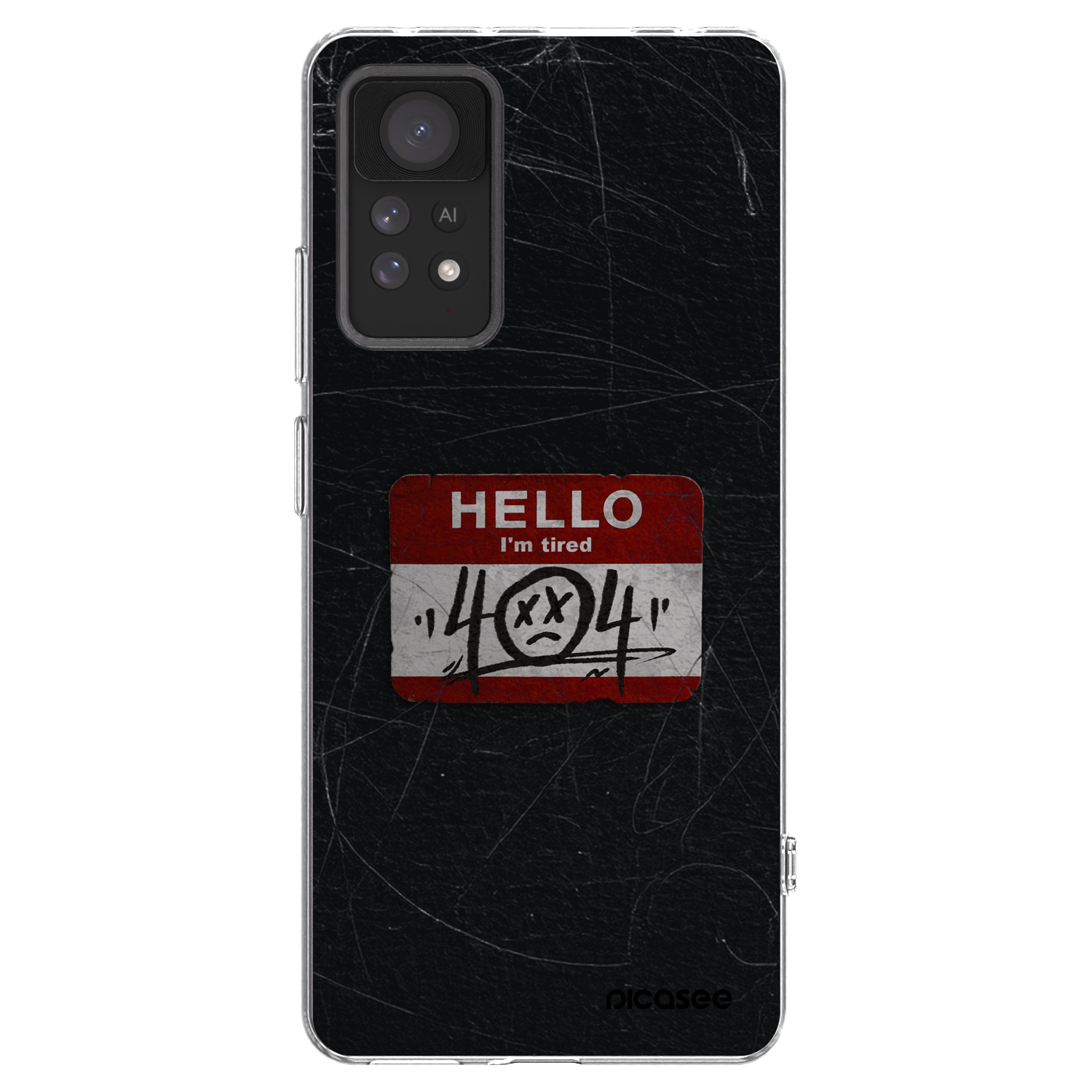 Picasee silikonový průhledný obal pro Xiaomi Redmi Note 11 Pro - HELLO 404