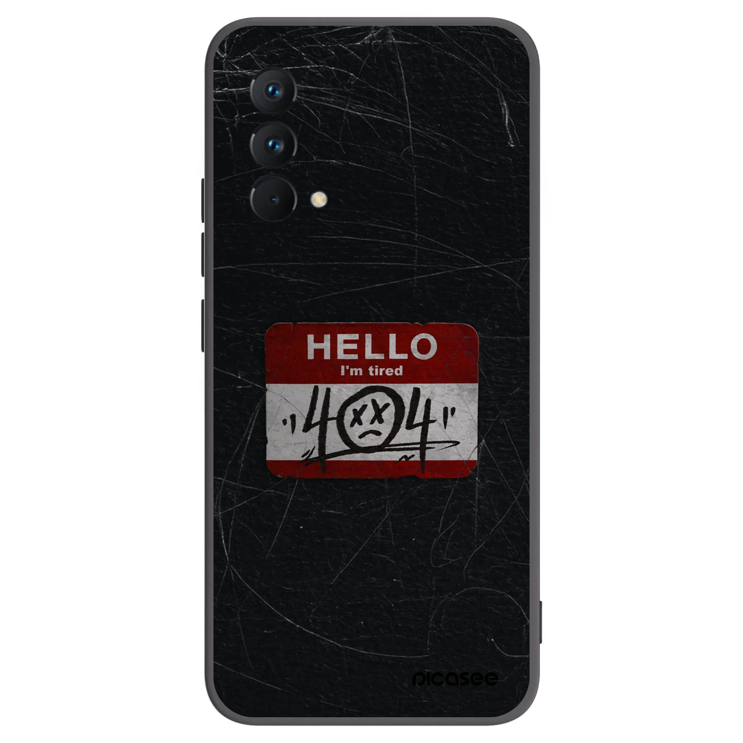 Picasee silikonový černý obal pro Realme GT Master Edition 5G - HELLO 404