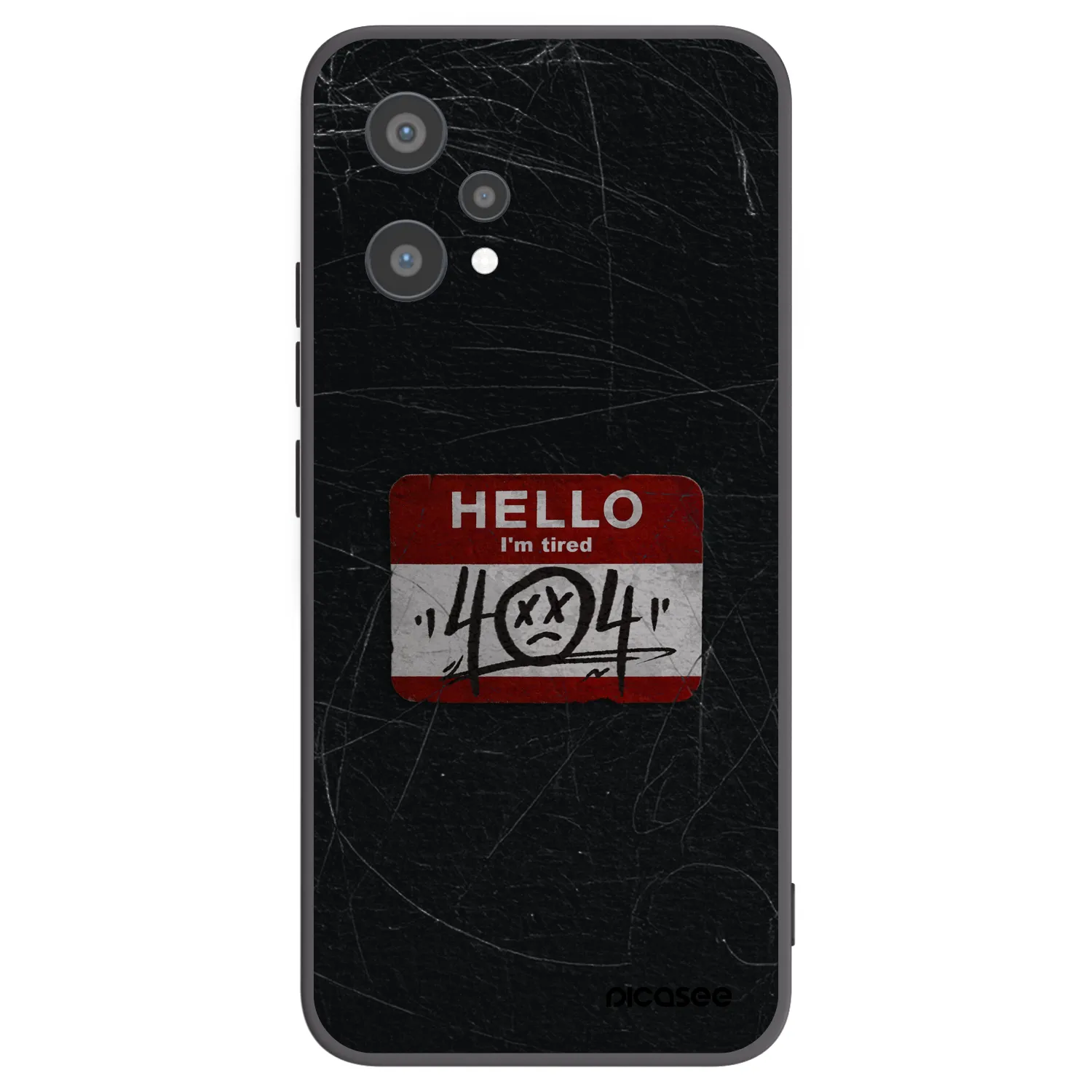 Picasee silikonový černý obal pro Realme 9 Pro 5G - HELLO 404