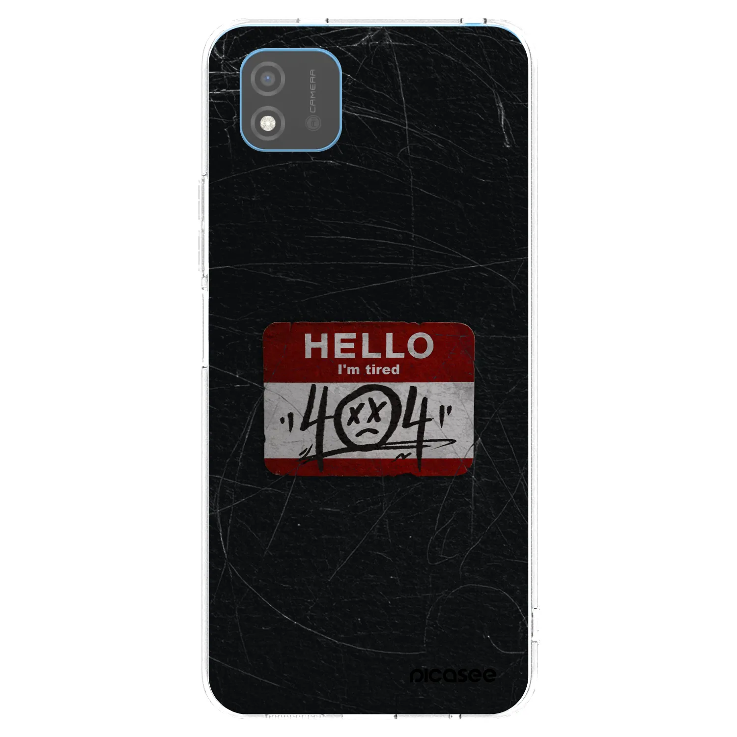 Picasee silikonový průhledný obal pro Realme C11 (2021) - HELLO 404