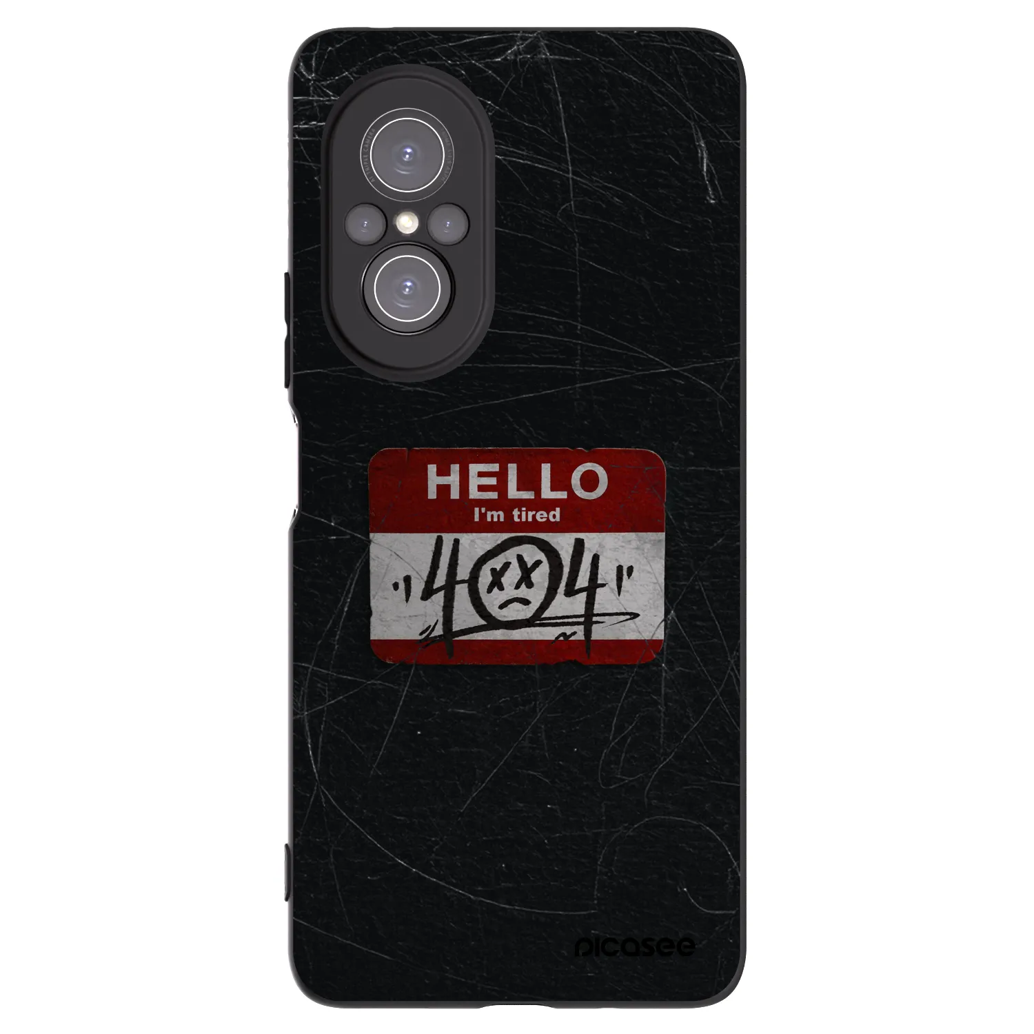 Picasee silikonový černý obal pro Huawei Nova 9 SE - HELLO 404