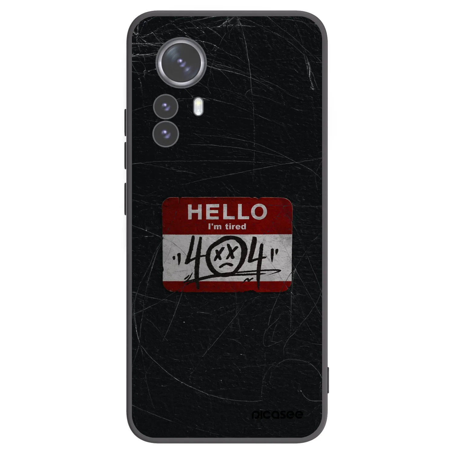Picasee silikonový černý obal pro Xiaomi 12 Pro - HELLO 404